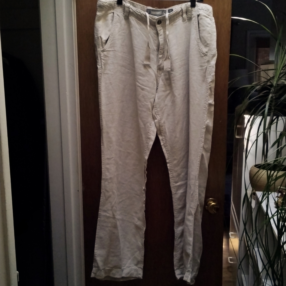 Old Navy Linen Relaxed Pants Size 36/34